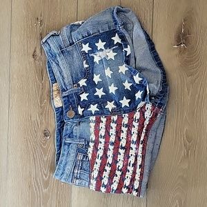Hybrid and Company, USA Flag, shorts, size 9
